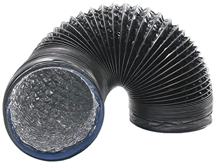 WAOCEO Abluftschlauch Flexibles Lüftungsauspuffrohr aus PVC-Aluminium, 1,5–3 m, Küchenlüftungsschlauch, Abluftrohr, Abluftventilator, Abluftrohr-Zubehör Lüftungsschlauch (Color : 180mm-2M)