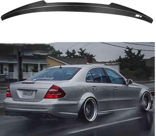 Heckspoiler Für Mercedes Benz W211 E Class E250 E350 E63 E55 Berlina 2004-2009, Spoiler Heckspoiler Flügel Lippe Kofferraum Heck Spoiler Kratzfeste Außen Tuning Zubehör