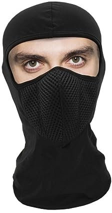 GRIRIW Ski-Maske Motorhaube Winddichte Mütze Ski Atmungsaktive Mesh-Gesichtsmaske Ausrüstung Für Kaltes Wetter Kapuze Winddicht