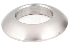 Rondelle fraisée, rondelle de coupelle en acier, rondelle sphérique conique M6 M8 M10 M12 M16 M20 M24 rondelle fraisée en acier inoxydable joint de cône convexe concave en acier au carbone (couleur: c