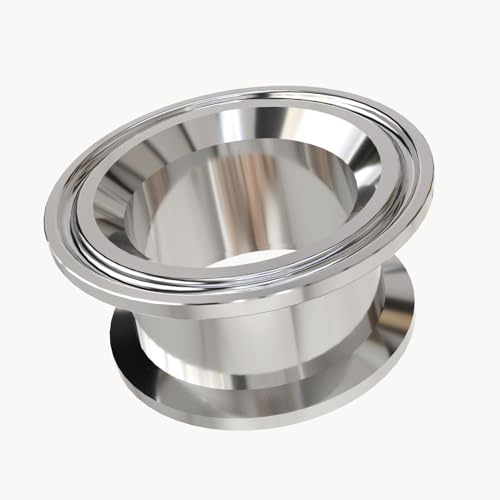 2 Sanitary tri-clamp to KF40 NW40 flange stainless steel 304 adapter (2 TC to KF40, 1PC)