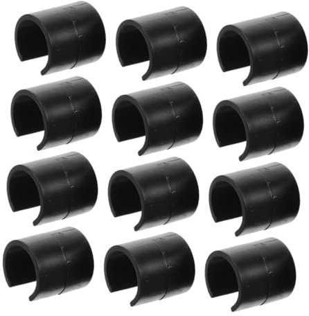 Happyyami 20pcs Football Training Pole Clip Garden Flag Holder Plastic Flag Pole Parts Accessories Windproof Hardware