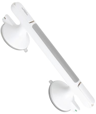 Maniglie per anziani, con ventosa, nastro antiscivolo, 33 cm, max. 110 kg, senza foratura, per anziani, per la vasca da bagno senza foratura, per bambini incinte e anziani