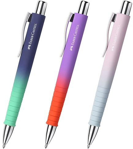Faber-Castell - Kugelschreiber Poly Ball Urban Flow Limited Edition - XB-Spitze (3er Set Limited Edition)