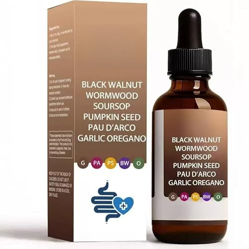 Ajenjo de nogal negro - Limpieza intestinal, sin gluten