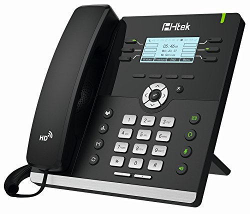 Tiptel 1083903 IP-Telefon Htek UC903 schwarz