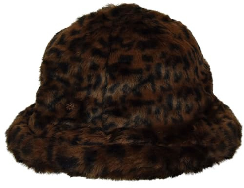 Kangol Faux Fur Casual Stoffhut Fischerhut Glockenhut Damen - mit Futter Winter Herbst-Winter