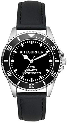 KIESENBERG Kitesurfer Geschenk Artikel Idee Fan Uhr L-2416