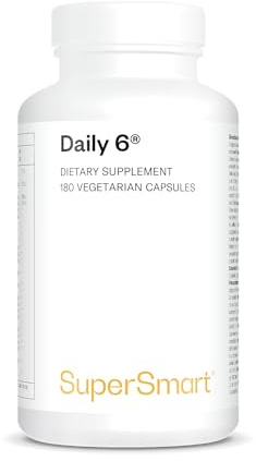 Daily 6 ® Multivitamines - 180 Capsules Végétariennes - SuperSmart
