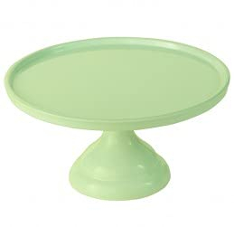 Alzatina alzata per frutta e dolci diametro 30x20h cm (Verde Menta)