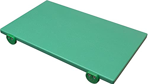 Euroceppi Planche à découper 60 x 40 cm H 2 cm professionnelle pour aliments en polyéthylène haute densité colorée fabriquée en Italie (vert)