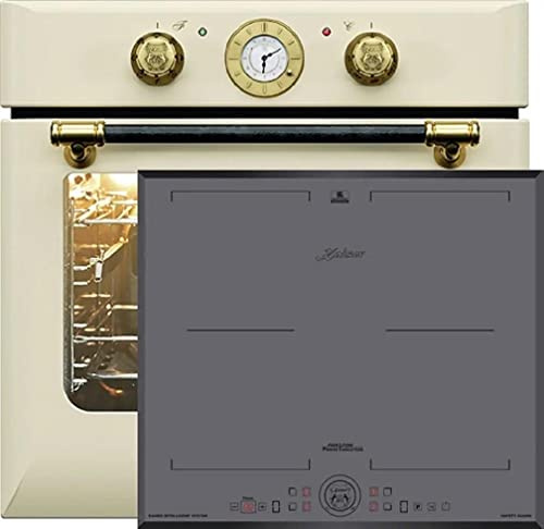 Kaiser Herdset Einbaubackofen EH 6432 ElfBE + KCT 6730 FIG, Elektro, Autark, 68 Flex Induktionskochfeld 60 cm Einbau Herd Autark