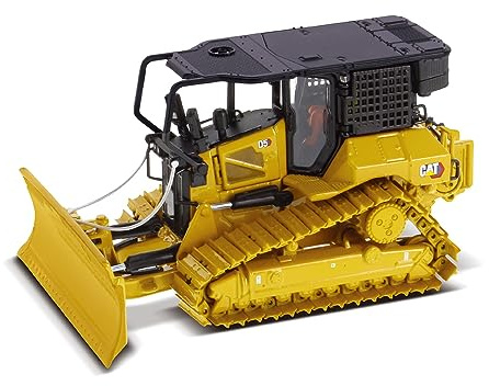 Diecast Masters 1:50 Model Cat D5 LGP Fire Suppression Dozer, 85952 | Caterpillar Track-Type Bulldozer Model Replica, Adult Collectors, Die-Cast Metal, High Line Series, Construction Vehicle