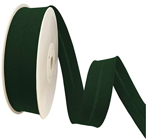 TEXTEX = 30 mm Breites Schrägband. 50% Baumwolle und 50% Polyester. Stück von 10m - (Grüne Flasche)