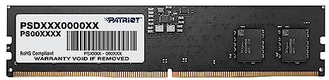 Patriot Signature DDR5 RAM 8GB (1X8GB) 5200MHz CL42 UDIMM PC Arbeitsspeicher - PSD58G520041