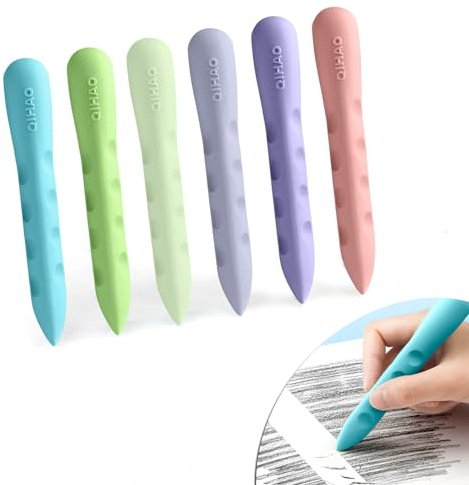 RZMZBY 6 gomme da cancellare per bambini, in gomma, per la scuola, articoli di cancelleria (10 x 1,5 cm)