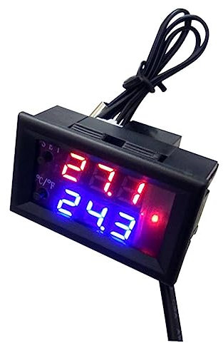 Cabilock Programmierbarer Thermostat Digitaler Thermostat Lcd-Thermostat Lcd-Display Thermostatschalter Schwarzer Elektronischer Thermostat