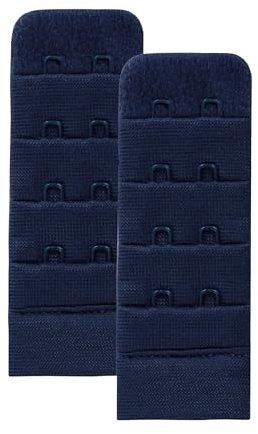 Skin Wrap Accessories BH Verlängerung 2er-Set BH Verschluss Erweiterung Bra Extender BH Verschluss Verlängerung 1er, 2er oder 3er Haken in Schwarz Weiß Haut