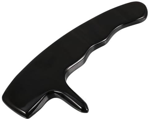 Beavorty Hornmassagegerät mit Ergonomischem Design und Abgerundeten Ecken Tragbares Fußmassagegerät für Zuhause und Unterwegs Komfortable Massage mit Natürlichem Horn