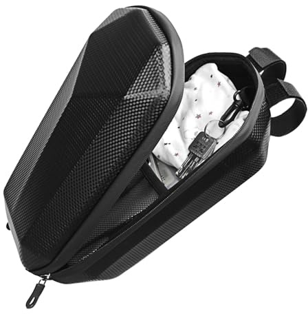 Sac De Scooter Électrique 3L – Sac De Rangement pour Guidon, Sac De Transport pour Barre De Scooter | Accessoires De Trottinette Électrique Pratiques pour Transporter Téléphone, Portefeuille Et