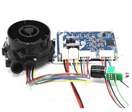 PYPYP Blower Fan,Centrifugal Blower, Air Mover Centrifugal Dust Exhaust Fan Ball Turbo Radiator Fan Compact and Energy Efficient for Long-Term Work(12V and Drive)