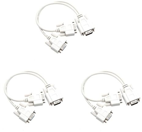 Giwnhvx 3X NUOVO 1 PC a 2 MONITOR SPLITTER CAVO per VGA VIDEO