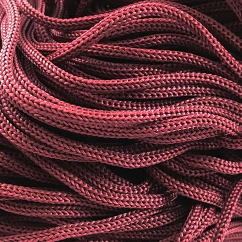 CORDINO SWAN BLACK 500 GRAMMI, ASSORTIMENTO ACCESSORI PER BORSE HANDMADE (BORDEAUX)