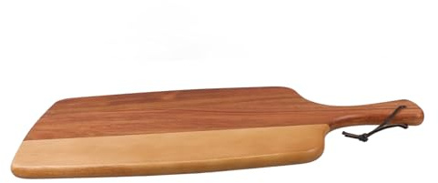 ABOOFAN Planche à Découper Bois Pour Viande Steak Légumes Pizza Planche à Fromage