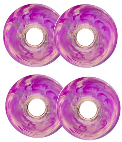 JCXYL EV Lot de 4 Roues de Roller en Ligne 83A, 72 mm, 76 mm, 80 mm, en polyuréthane Durable, pour Patinage à roulettes en intérieur et en extérieur
