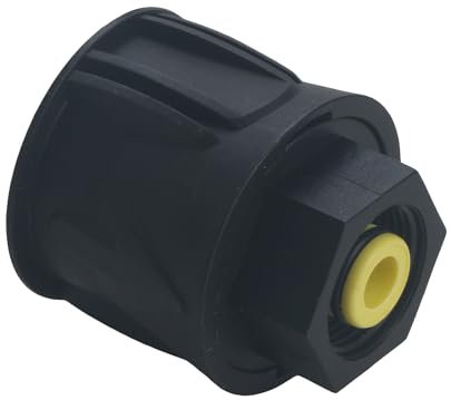 GAOHOU Adattatore M22 da 14 mm, ad alta pressione, pistola per tubo flessibile, connettore rapido, compatibile con serie Kar-ch-er