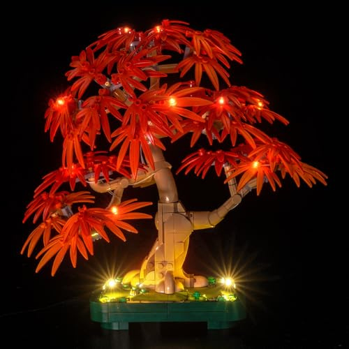 Light Kit Compatible with Lego 10348 Japanese Red Maple Bonsai Tree | (No Model) Decoration Lighting Set, Easy Install, Stable Lights, Enhanced Display, Ideal Festival Gifts