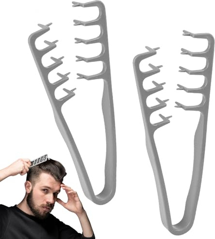 2 Pièces Peigne Cheveux À Texture Pliable, Peigne Grosse Dent Large, Outil Volumisant les Racines, Accessoire Peignes Coiffants Cheveux, pour Un Toilettage Volumineux et Précis
