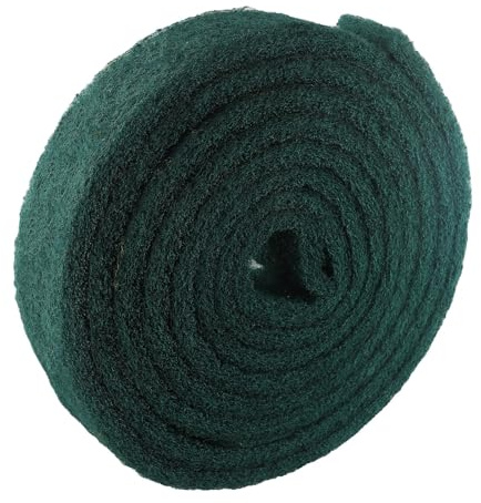 CashMuch 5.8M Roll Emery Scouring Pad for Kitchen Cleaning, Pots, Dishes, Sinks and Stoves, Green
