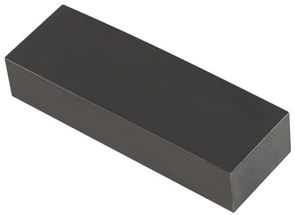 Ebony Tonewood Rohlinge Gitarren-Ersatzgriff zum Basteln von Musikinstrumenten, einzigartiger Partikel-schwarzer Block