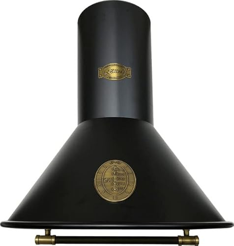 Kaiser A 6423 | Belle Epoque 60cm Classic Cooker Hood | Chimney Wall Mounted Kitchen Extractor Fan (Black)