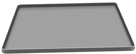 perfk Bac d'égouttage en Silicone sous le tapis de réfrigérateur, tapis de sol pour Mini-réfrigérateur, congélateur, pour la cuisine, Machine à laver, gris, 65x60cm