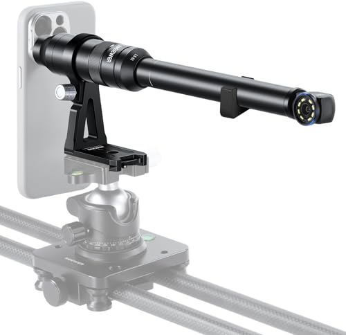 NEEWER 90° 18mm 2X Macro Probe Lens with 17mm Thread for Mobile Video Recording, Compatible with iPhone Samsung, Includes 17mm Lens Adapter for NEEWER Phone Cage/Case, LS-51