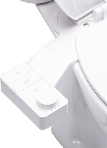 BENESS | Ducha Bidé De Botón Desmontable Sin Electricidad | Accesorio Delgado Para Baño | Fácil Instalación | Doble Pulverizador Frío Ajustable | Autolimpieza Integrada | Higiene íntima Y Ecológica