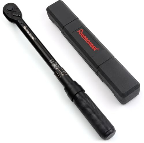 FOURROBBER Drehmomentschlüssel Auto 25-220Nm, 1/2 Zoll | für Auto reifenwechsel, LKW, NKW, Motorrad Reparatur und Wartung