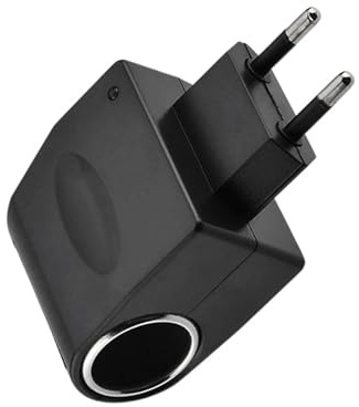 Leloco 110-240V Auf 12V 1A (1000ma) Adapter Zigarettenanzünder Steckdose,AC auf DC Spannungswandler mit EU-Stecker, Spannung Wandler Konverter Netzteil Steckdose Ladegerät Adapter