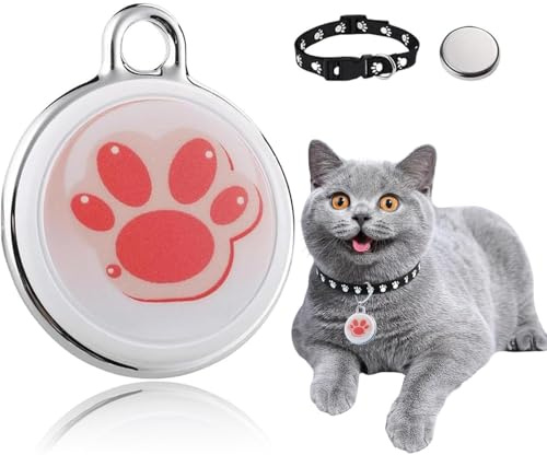 Collier GPS pour chats et chiens - Étanche IP65, avec batterie d'une autonomie de 360 ​​jours, suivi mondial en temps réel, sans frais mensuels, design léger et confortable