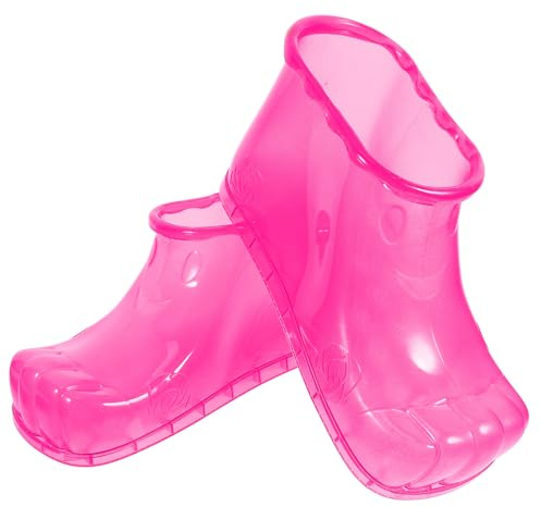 TEHAUX Fußbad Massageschuhe aus PVC für Komfortable Entspannung und Linderung von Müdigkeit 42 Stück Größe für Fußpflege und Heimgebrauch