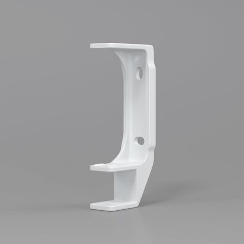 home Trends Markisenhalterung Decken- und Wandhalterung mit Befestigungsmaterial Stahl/Aluminium und Weiß/Anthrazit zur Auswahl (3, Dual-Stahl-35mm-Weiß)
