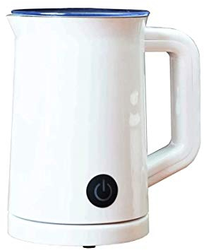 SMSOM Milk Froter e scaldatore, Produttore di Schiuma di Latte Elettrico per caffè, Cioccolata Calda, Latte e Cappuccino, piroscafo Automatico del Latte con Funzione di Riscaldamento, Bianco