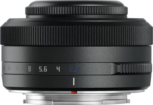 TTArtisan Obiettivo AF 27 mm F2.8 XF autofocus APS-C compatibile con fotocamere Fuji X-Mount XS10 X-A5 X-A7 X-M1 X-M2 X-E4 X-T1 X-T10 X-T2 X-T20 X-T3 X-T4 X-T100 X-T200 X-T30 (Titania) um)