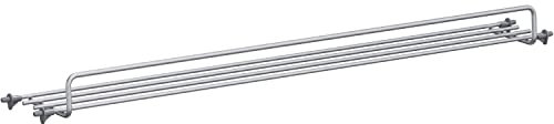 Vauth Sagel VS TOP Spice Gewürzablage 2er-Set – Gewürz Organizer für bis zu 12 handelsübliche Gewürzdosen, Stahl silber – 2 Stück inklusive Clips