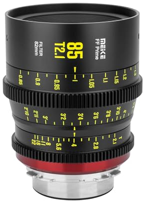 Meike Objectif grand angle T2.1 PL Full Frame Prime Manual Focus grand angle pour appareil photo Canon EOS C700 PL EOS C700PL GS 85 mm