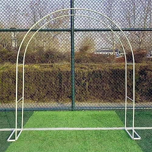 ARtsim 120cm 140cm 180cm Hochzeitsbogen Metall Rosenbogen Rankhilfe Gartenbogen Rankbogen blumenbogen Rosengitter Decoration Gartenhaus (Color : Weiß, Size : 200cm x 230cm)