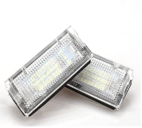 XENITE Heckleuchte Kennzeichen 2 STÜCKE Auto Auto Kennzeichenbeleuchtung Für E46 3er 4D 1998-2003 Auto Zubehör Schwanz Signal Nummernschild Beleuchtung Birne Lampe