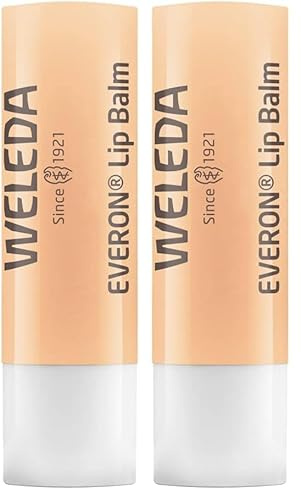 WELEDA - Soin des Lèvres Everon - Baume à Lèvres - Apaisant et Protecteur - Stick de 4,8 g (Lot de 2)